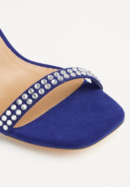 Madison® - Camilia ankle strap stiletto heel - blue