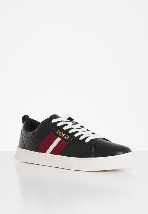 POLO - Ian side flash sneaker - black