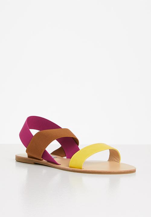 Madison® - Feliticy double strap slingback sandal - multi