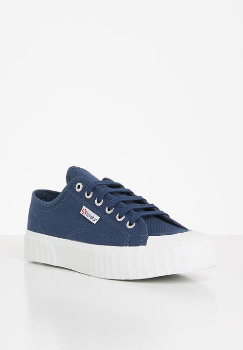 SUPERGA - 2630 stripe stripe chunky classic lo - a50 blue insignia