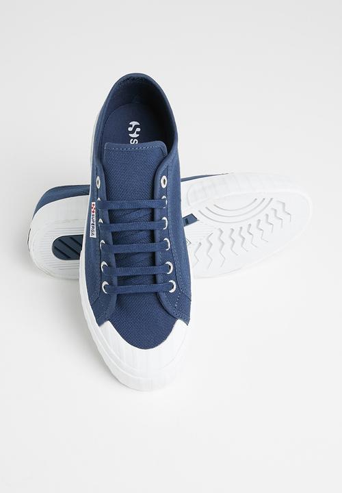 SUPERGA - 2630 stripe stripe chunky classic lo - a50 blue insignia