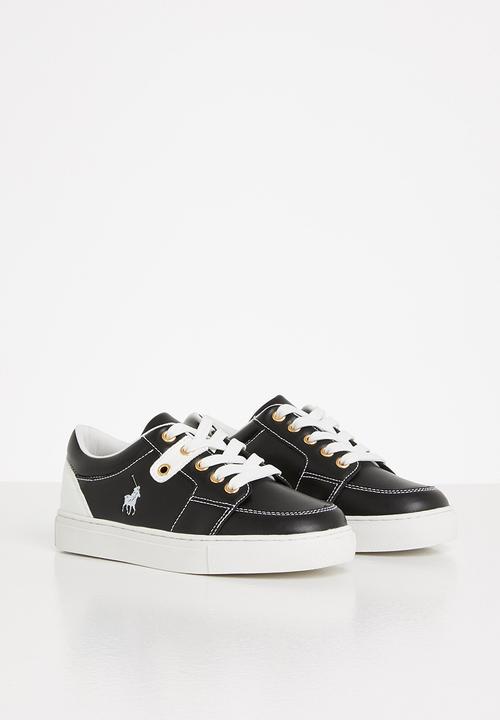 POLO - Boys brian contrast sneaker - black & white 