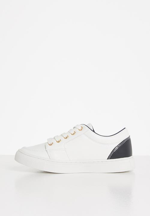 POLO - Boys brian contrast sneaker - white