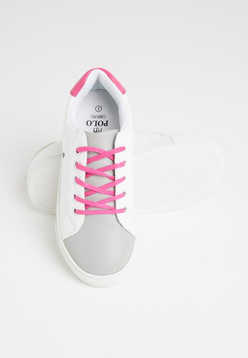 POLO - Girls dee contrast sneaker - white 