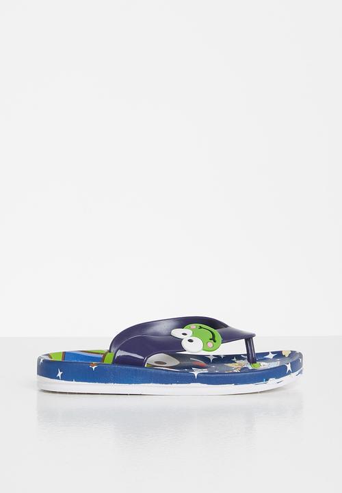 Pop Candy - Boys character flip flops - blue