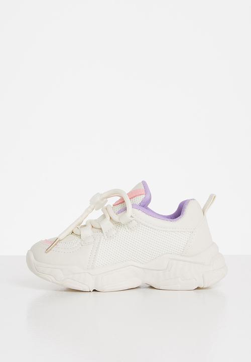 Pop Candy - Girls chunky sneaker - white & pink