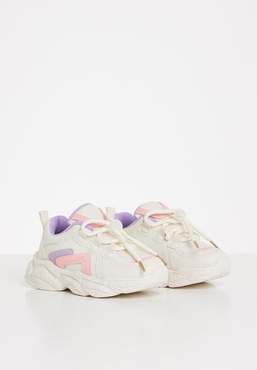 Pop Candy - Girls chunky sneaker - white & pink