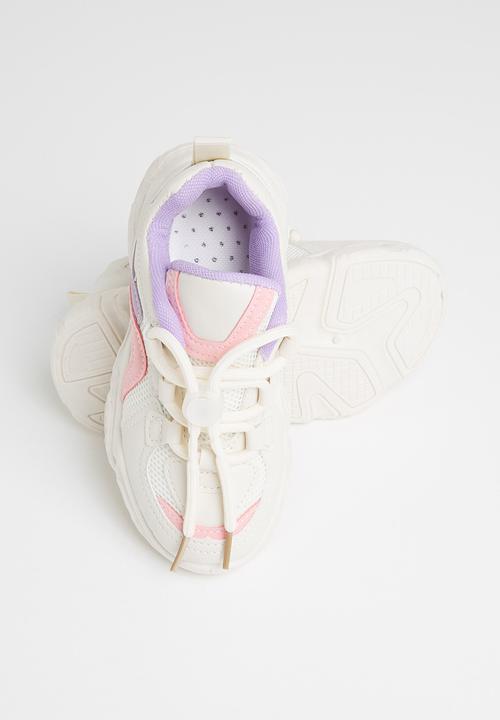 Pop Candy - Girls chunky sneaker - white & pink