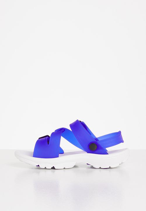 Pop Candy - Boys buckle sandal - blue & white 