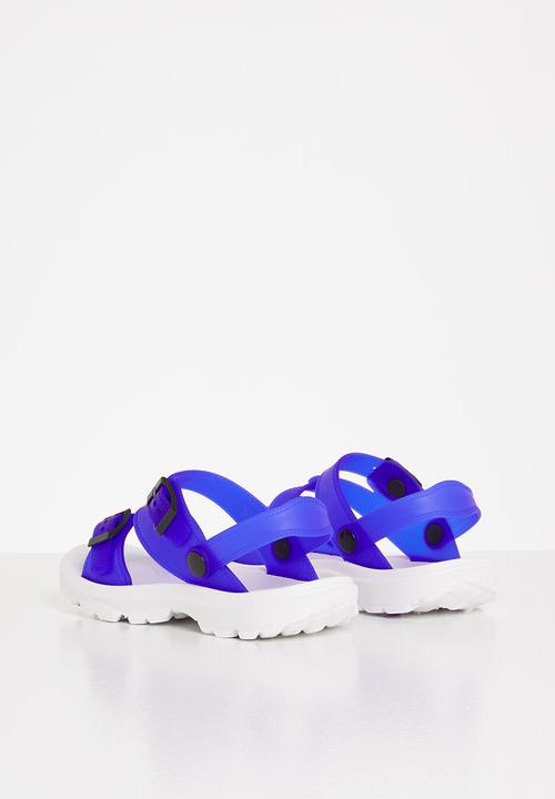 Pop Candy - Boys buckle sandal - blue & white 