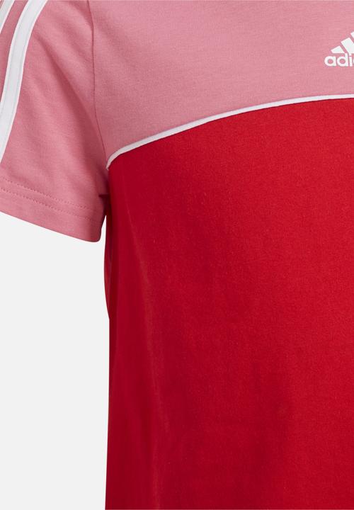 adidas Performance - G cb tee - vivid red/rose tone/white
