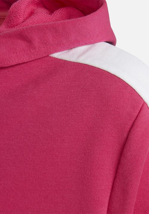 adidas Performance - G hoodedcrop & bottom - magenta/white/black