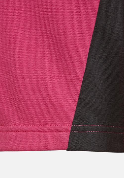 adidas Performance - G hoodedcrop & bottom - magenta/white/black