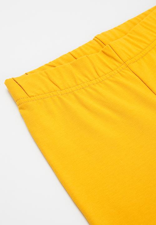 Rebel Republic - 2 Pack cycling short - yellow & grey