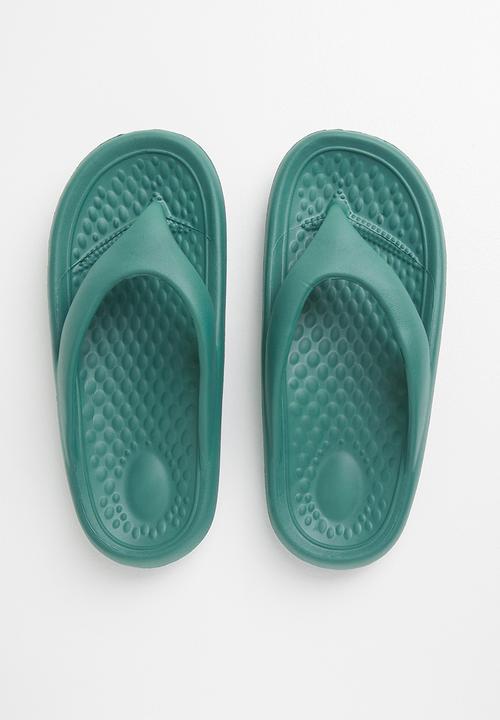 Rebel Republic - Boys flip flops - green