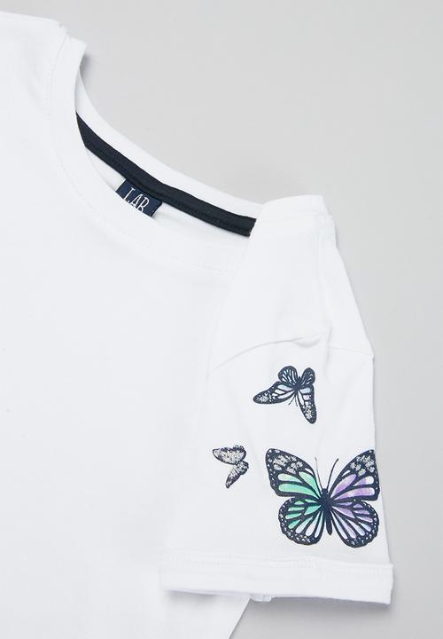 LAB - Girls graphic tee - white