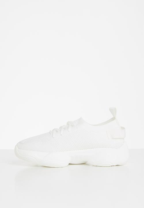 Rebel Republic - Girls sock sneaker - white
