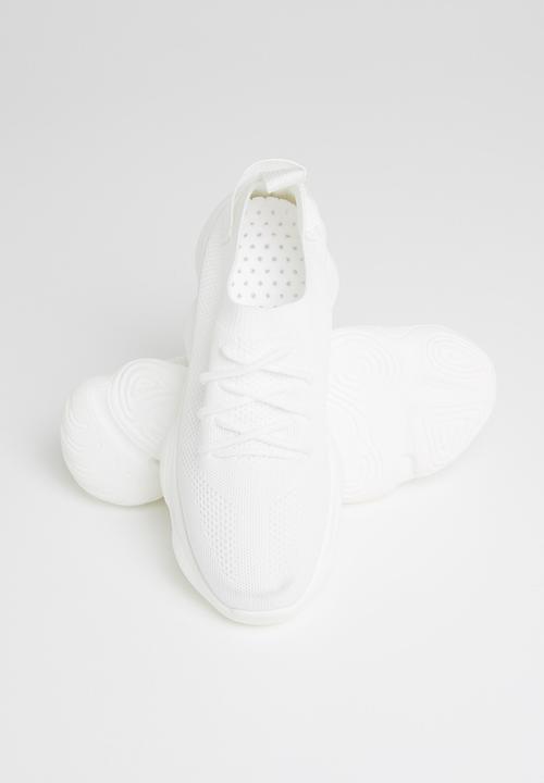 Rebel Republic - Girls sock sneaker - white