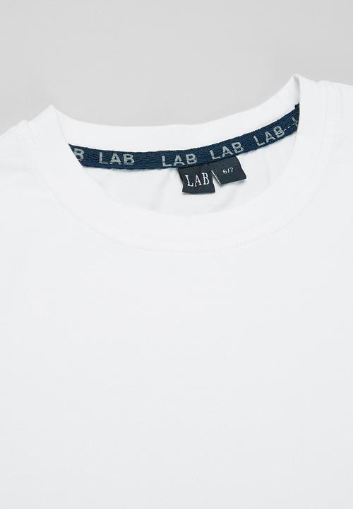 LAB - Boys short sleeve tee - white