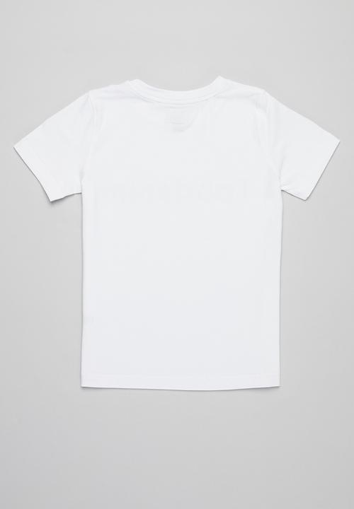 LAB - Boys lab denim short sleeve tee - white