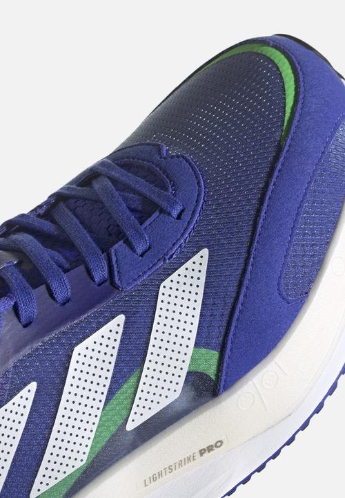 adidas Performance - Adizero boston 10 m - sonic ink/ftwr white/screaming green