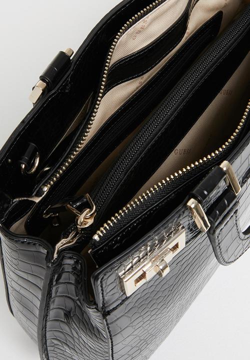 GUESS - Katey luxury satchel - black