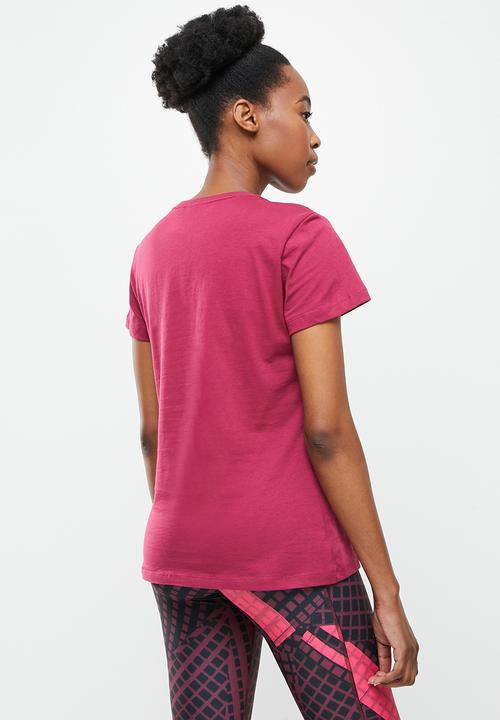 Reebok - Bl short sleeve tee - burgundy 