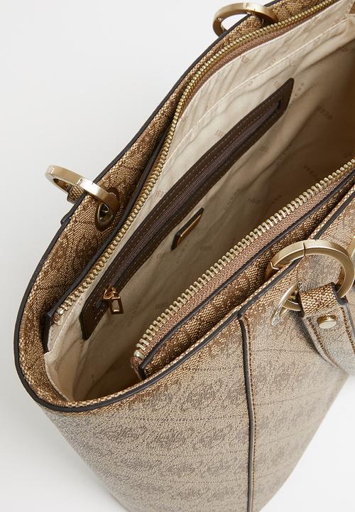 GUESS - Noelle small elite tote - latte
