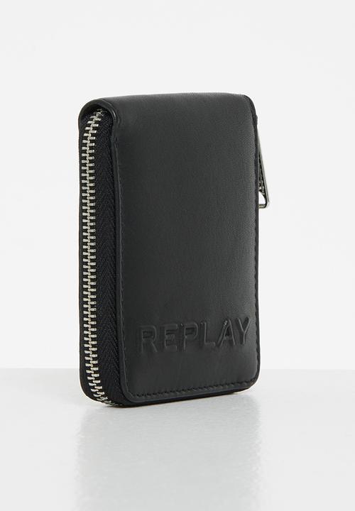 Replay - Embossed wallet - black
