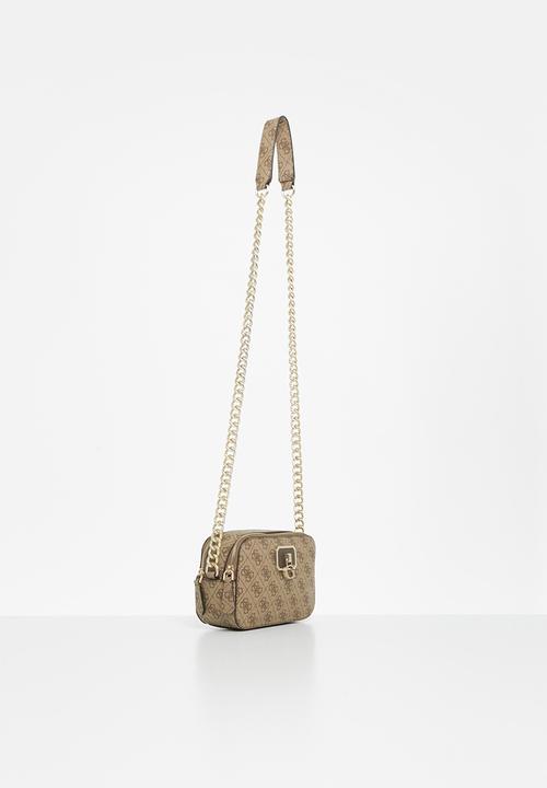 GUESS - Noelle crossbody camera - latte