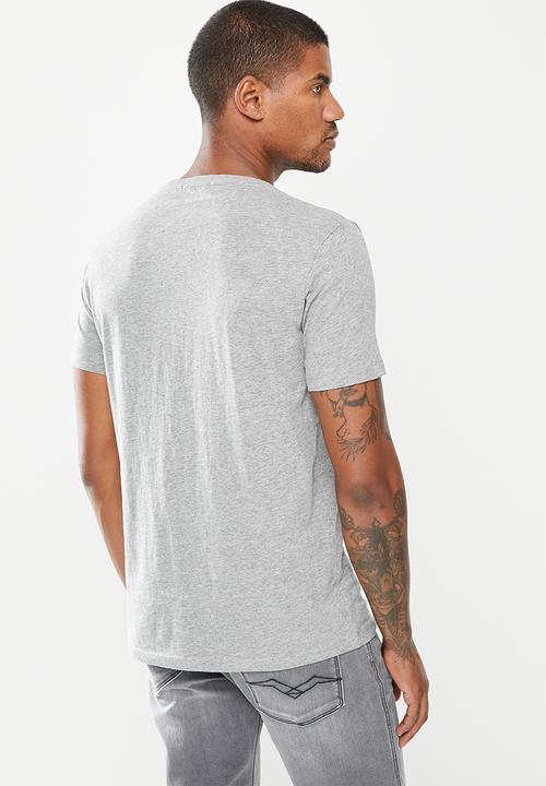 Replay - Bold print tee - grey