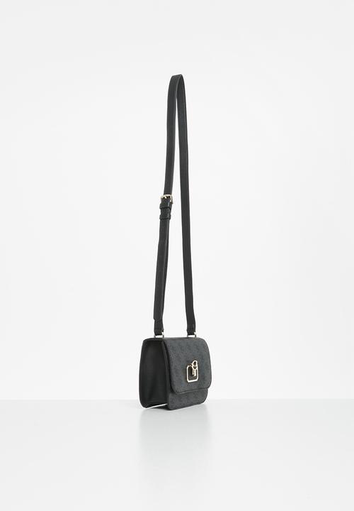 GUESS - Noelle mini crossbody flap - coal