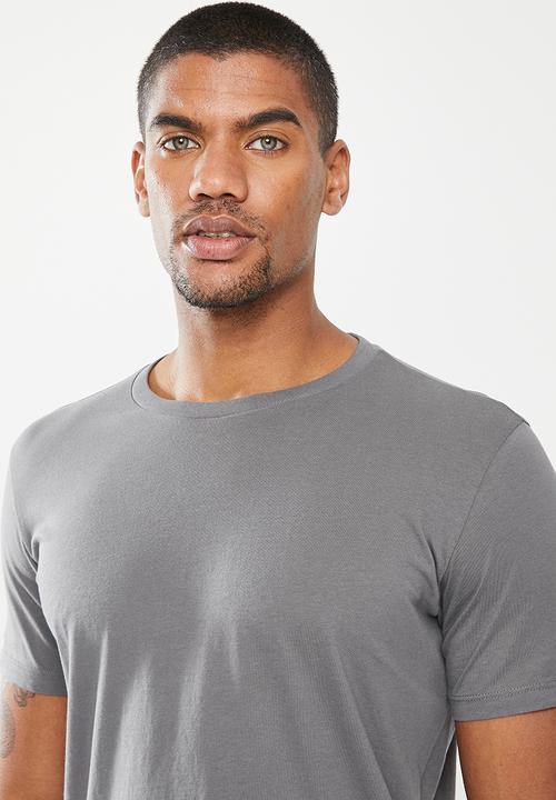 Replay - Left arm patch tee - grey