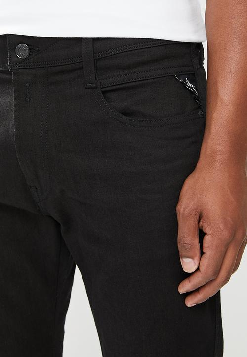 Replay - Anbass slim jeans - black