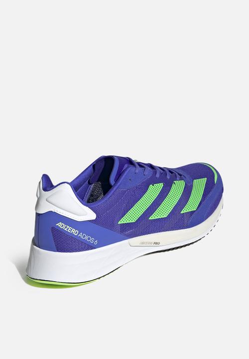 adidas Performance - Adizero adios 6 m - sonic ink/screaming green/ftwr white