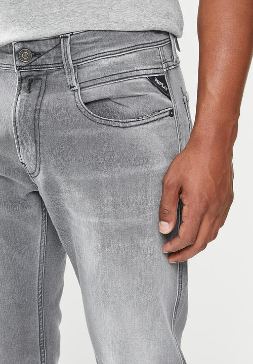 Replay - Anbass slim jeans - washed grey