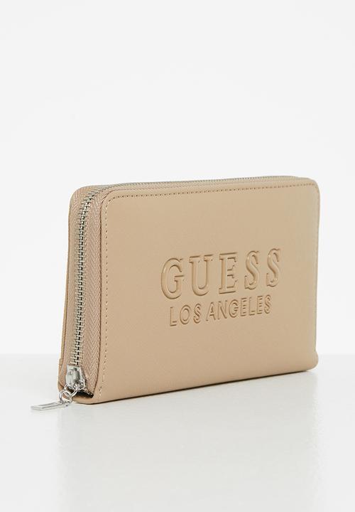 GUESS - Rodney slg medium zip around - caramel