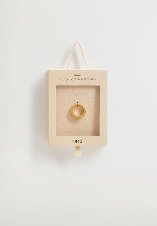 MANGO - Asymmetric ring - gold