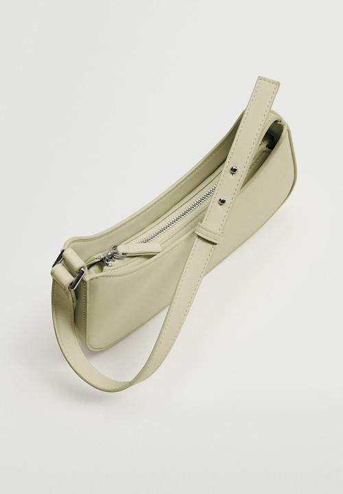 MANGO - Baguette bag - green