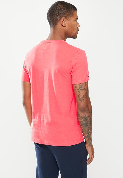 Superdry. - Collegiate graphic tee - future fuchsia