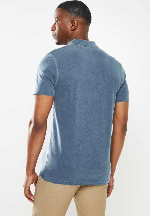 POLO - Thomas short sleeve golfer - navy