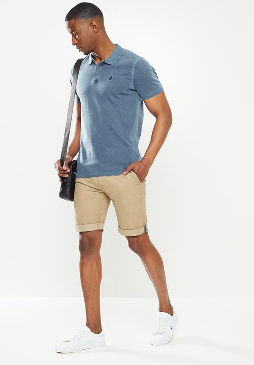 POLO - Thomas short sleeve golfer - navy