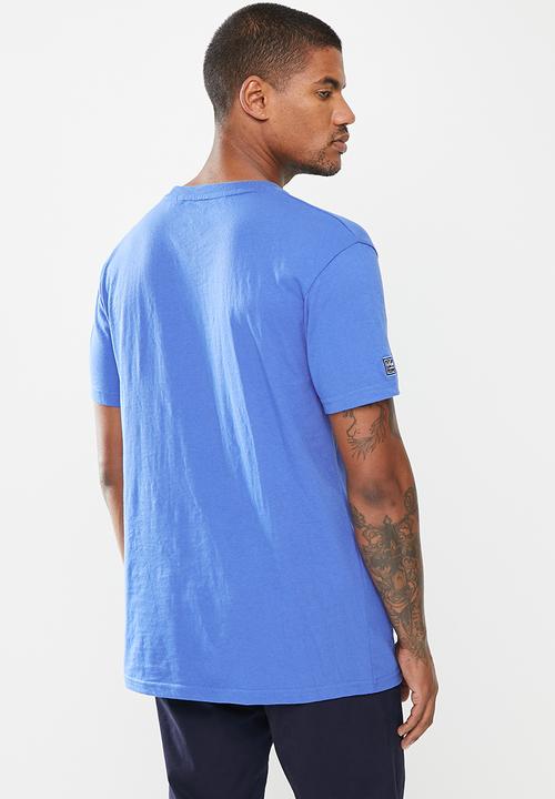 Superdry. - Heritage mountain relax tee - classic blue
