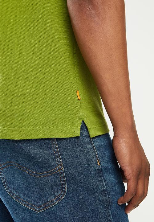 Timberland - Mr jacquard polo - green