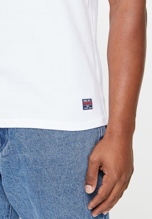Superdry. - Collegiate graphic tee - brilliant white