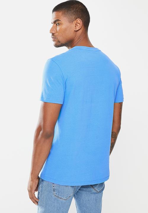 Superdry. - Track and field graphic tee - neptune blue