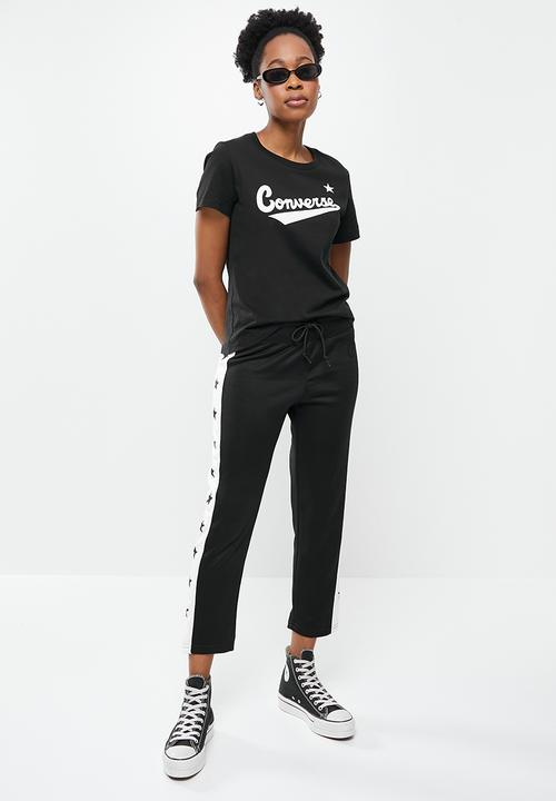 Converse - Center front nova classic tee - converse black