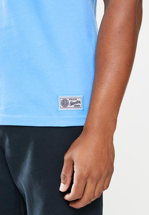 Superdry. - Collegiate graphic vest - blue