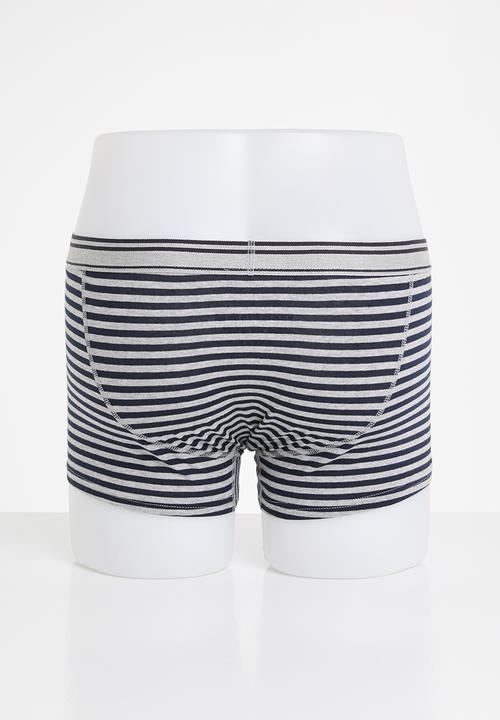 Giordano - 3 pack trunks - grey & black 
