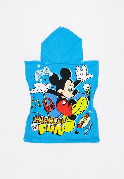 Character Group - Mickey Mouse hooded towel - blue